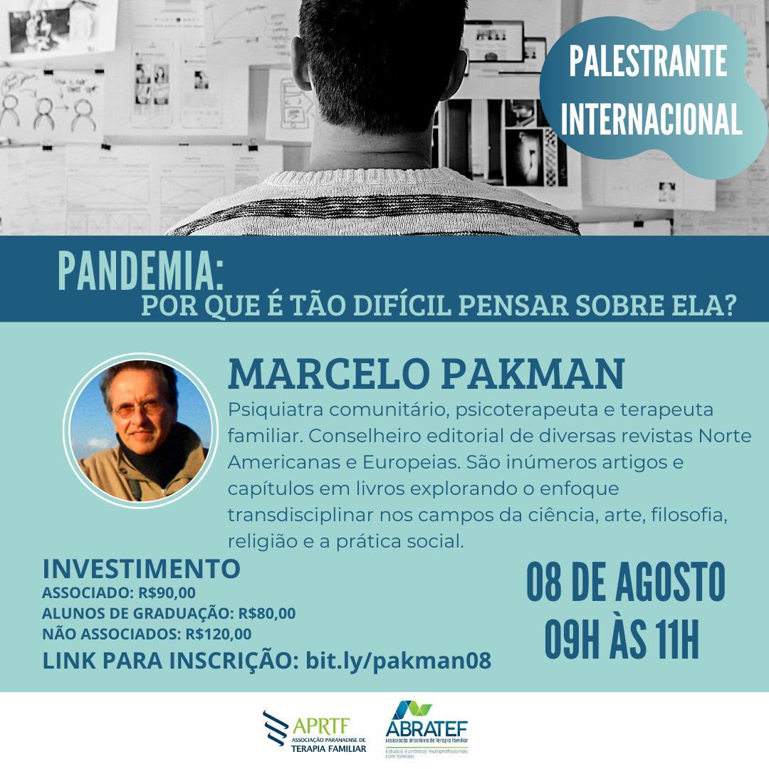 Leia mais sobre o artigo Palestra Internacional com Marcelo Pakman